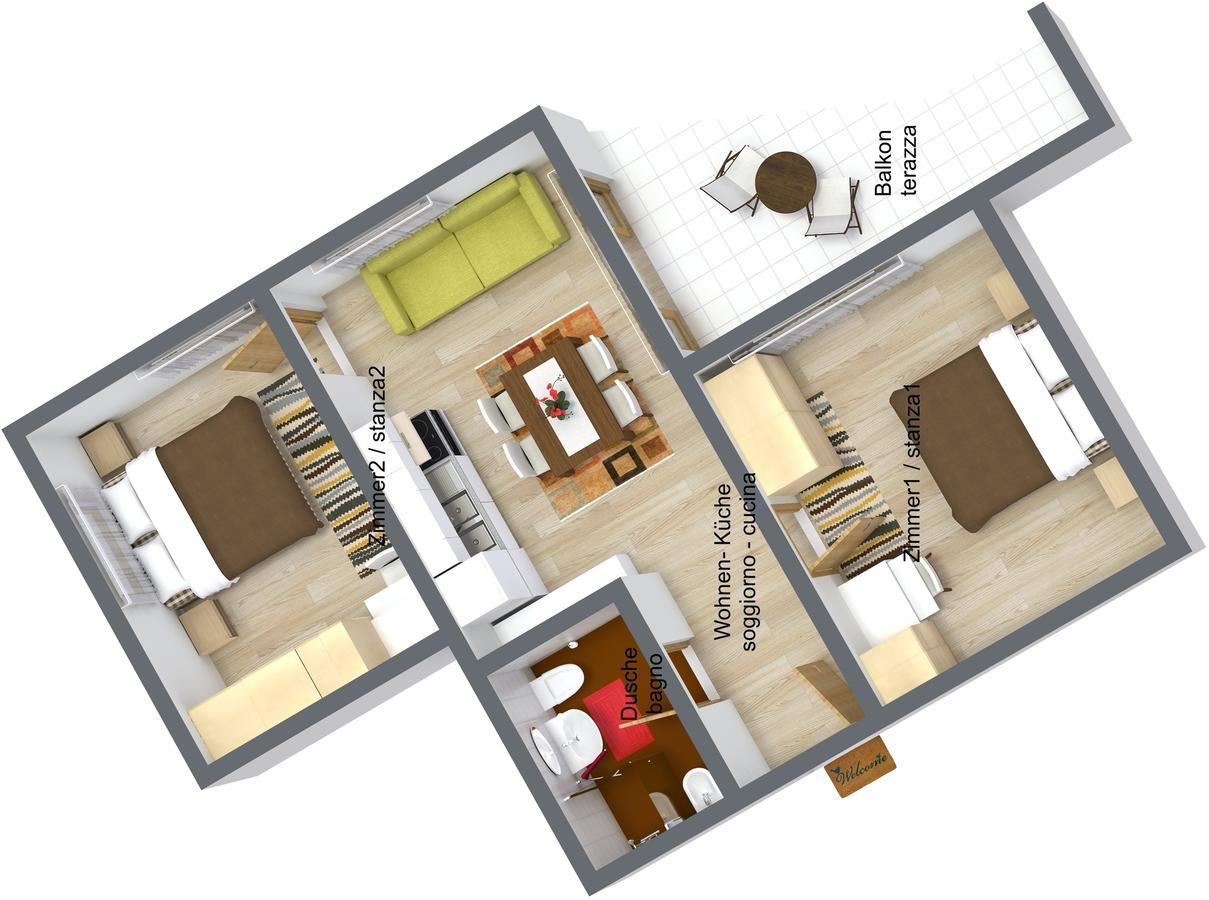 Apartments Bachmann San Candido Bagian luar foto