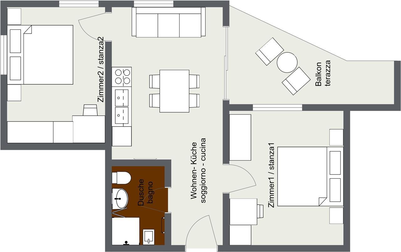 Apartments Bachmann San Candido Bagian luar foto
